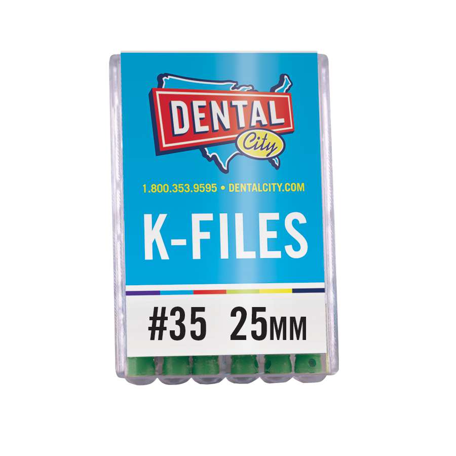 Dental City K-Files 25mm #35 (Pack of 6)