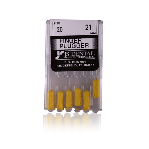 JS Dental Finger Pluggers, 21mm, Size 25, FP1025