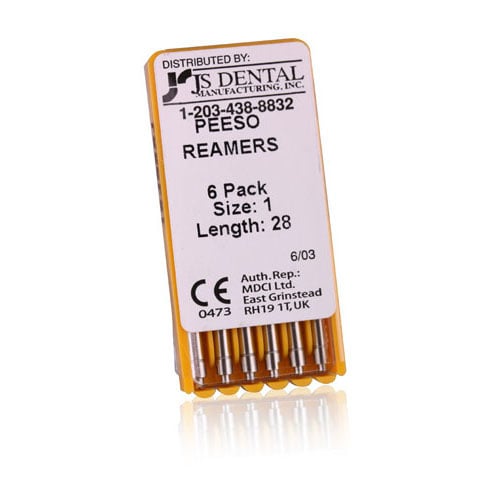 Choice Peeso Reamers, Assorted Sizes, 28mm Short, 6/Pack