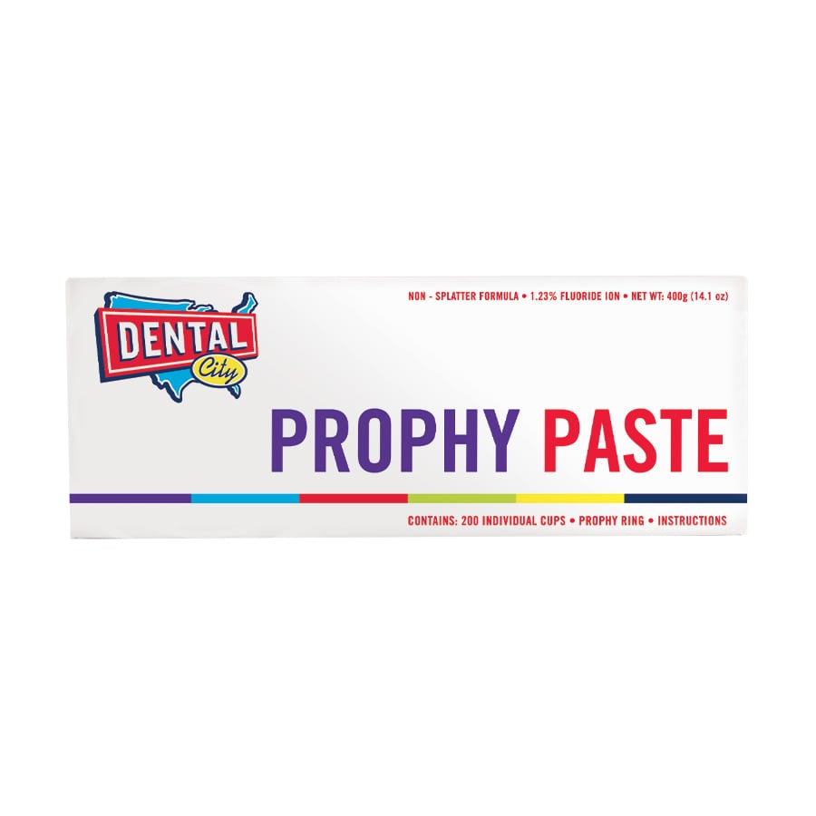 Dental City Prophy Paste, Orange Sherbert, Coarse, 200 Cups/Box