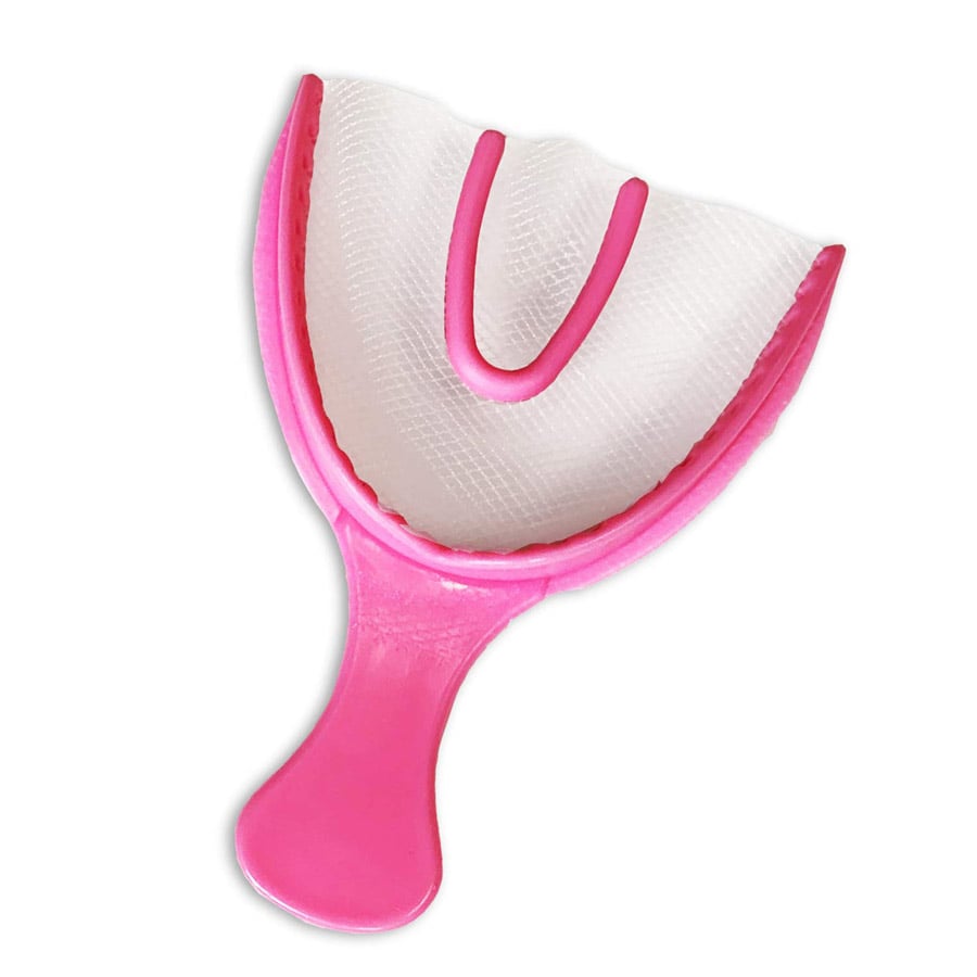 Plastcare USA Disposable Bite Trays, Full Arch, Pink, Premium, 30/Box