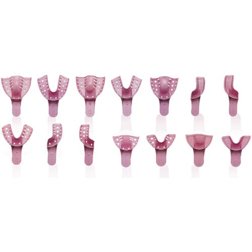 Sultan DenTray II Disposable Impression Trays, #6 Small Lower, Perforated, 12/Pk, AD33056