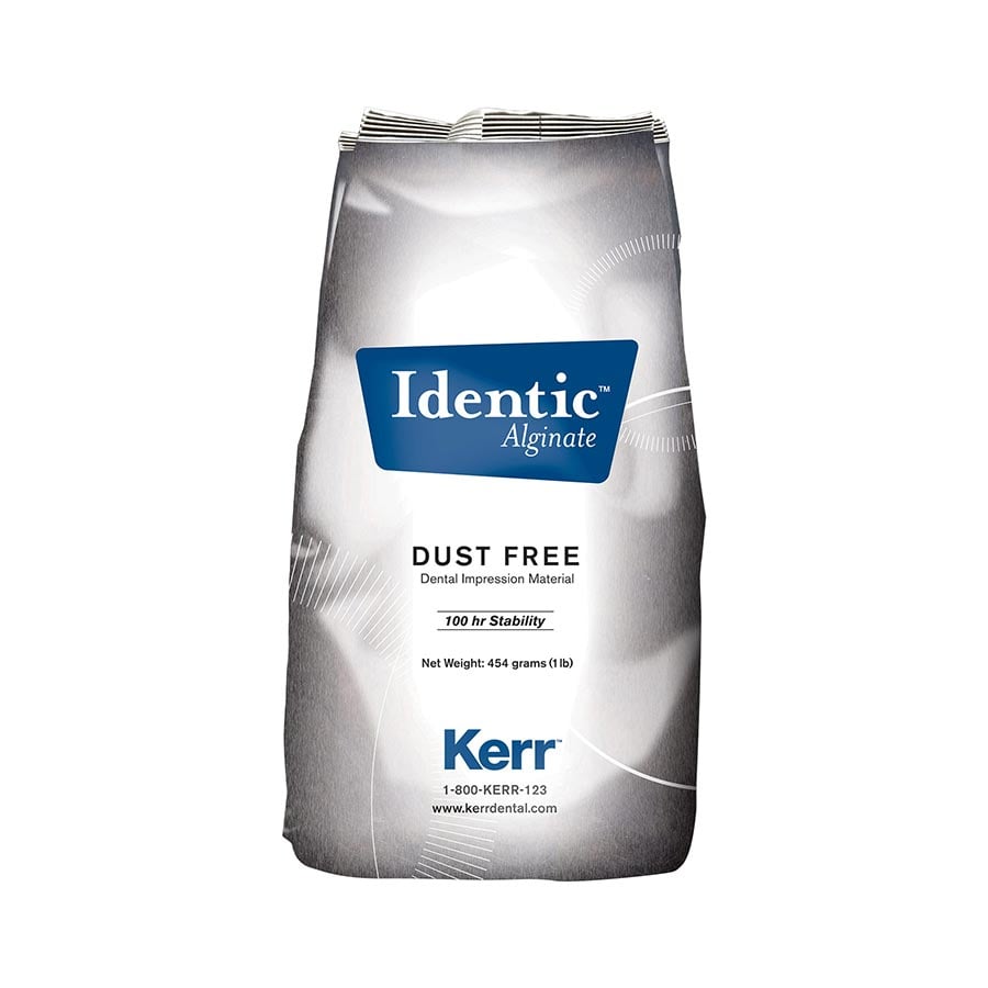 Kerr Identic Alginate Fast Set, Dust-Free, 1 lb Pouch, #27477