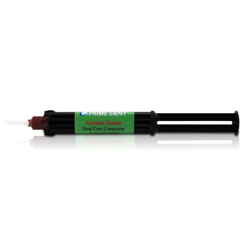 Prime-Dent Dual Cure Composite Luting Cement, Shade A2, 10g Syringe Refill, 1/Pk, 100-102