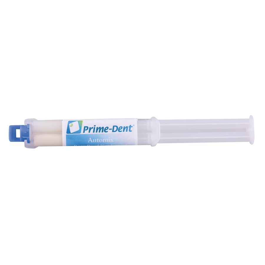 Prime-Dent Automix Non-Eugenol Temporary Cement Syringe, 6g with 5 Tips, 023-012