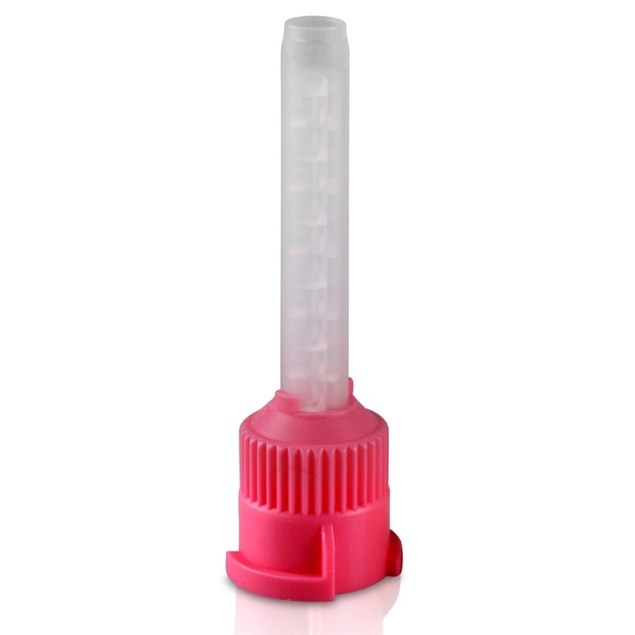 Dental City T-Style 5.4mm High Performance Pink Mixing Tips, 1:1 Ratio, 48/Bag