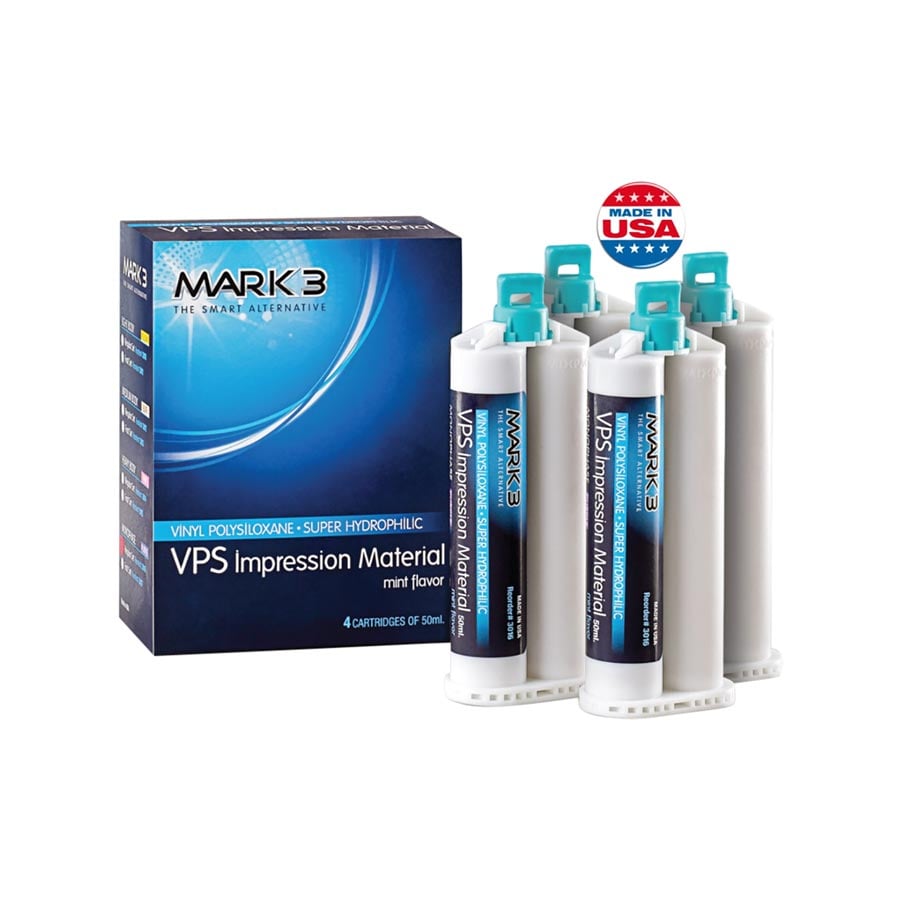 Mark3 VPS Impression Material Light Body Regular Set, 4/Pack, 3010