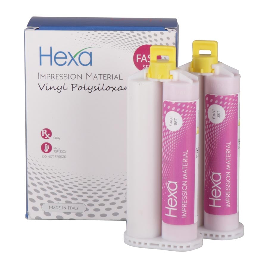 Hexa Dental Hexa VPS Monophase Fast Set Purple 4X50mL, 200/Box