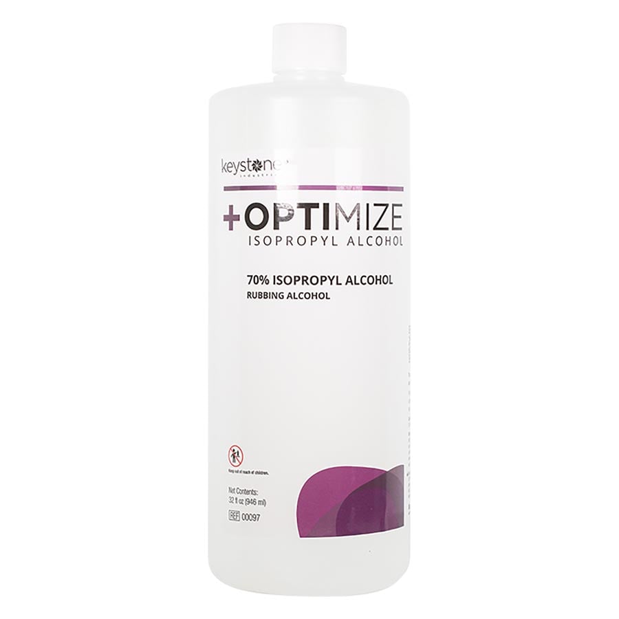 Optimize Isopropyl Alcohol 70%, 32 oz Bottles, 4/Box, Item 00097