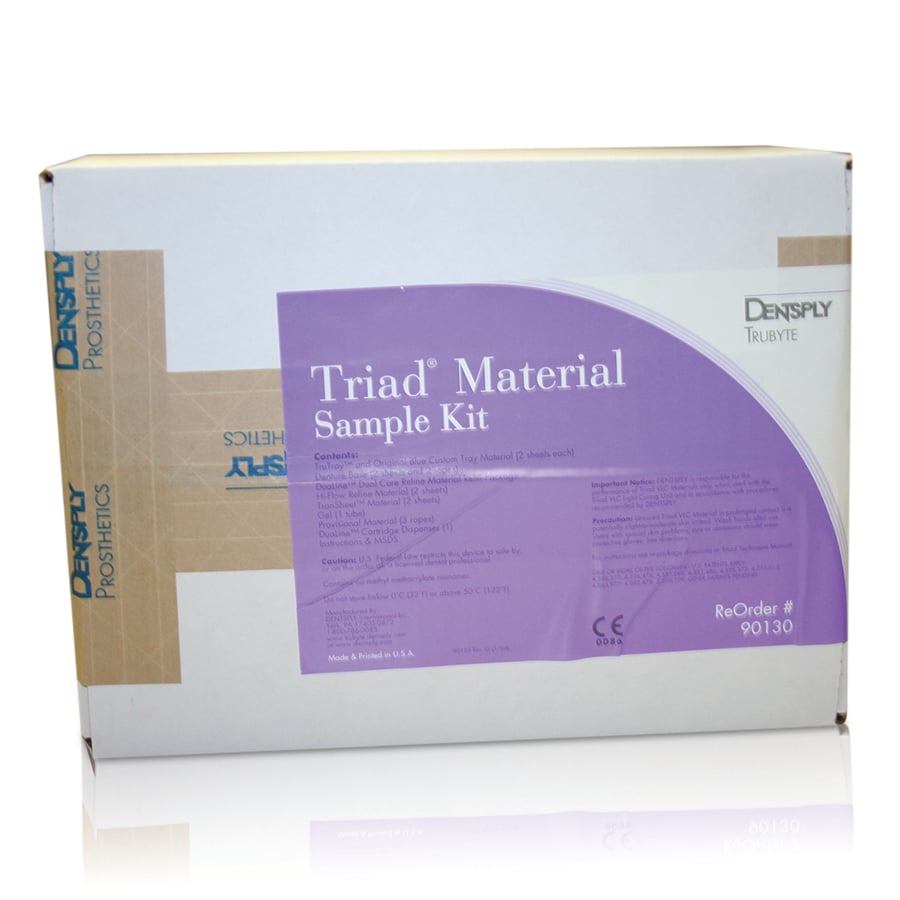 Dentsply Triad Material Assortment Kit, Sample Kit 90130