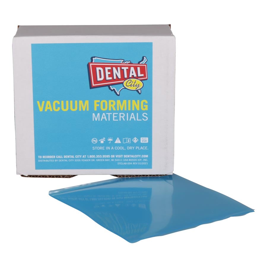 Dental City Soft EVA Vacuum Forming Material, 0.060" Thickness, 25 Sheets/Pack