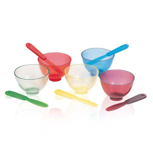 Plasdent Spectrum Flowbowl Large Mixing Bowl, 600cc, Light Blue, 904MBL-2