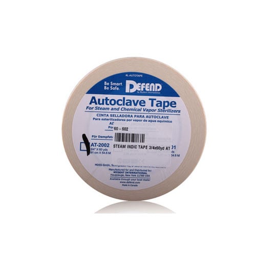 Choice Steam Indicator Tape, 1/2" x 60 yd, Autoclave Sterilization Tape, AT-2001