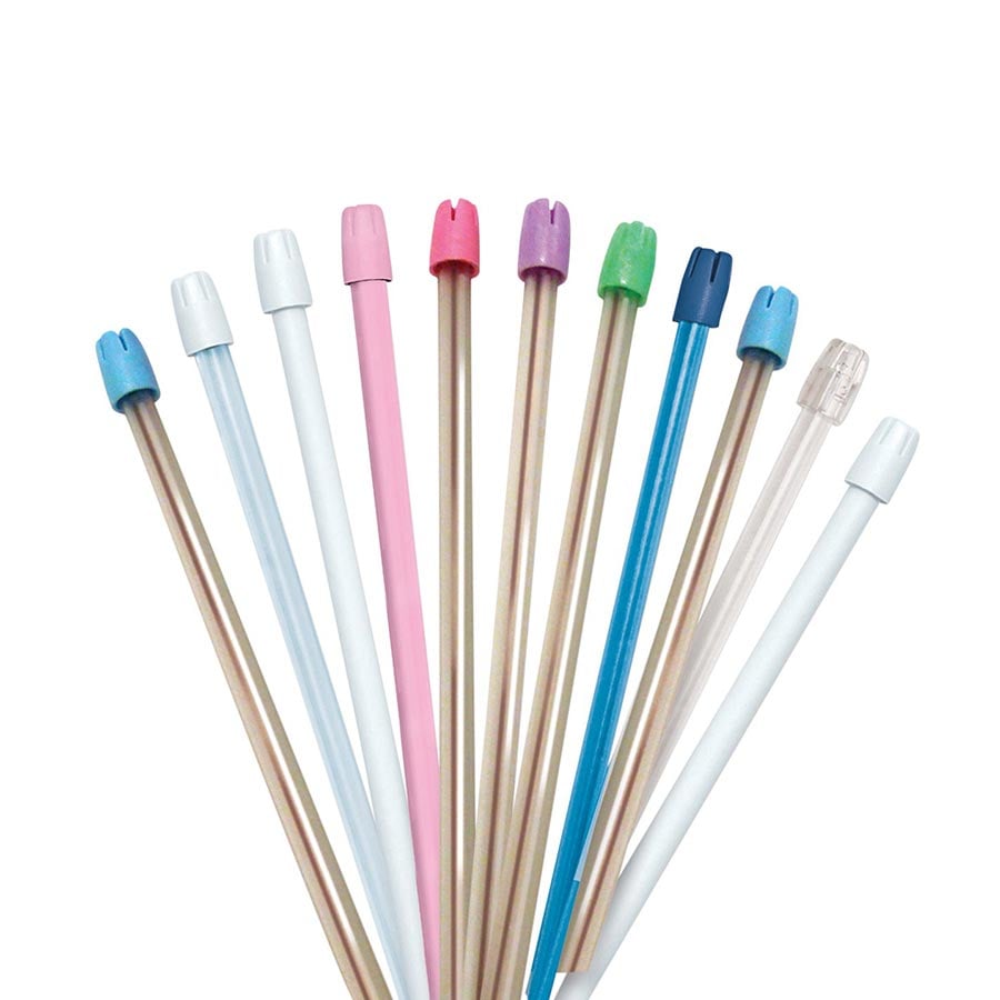 Crosstex Advantage Saliva Ejector, Clear with Blue Tip, ZCBI