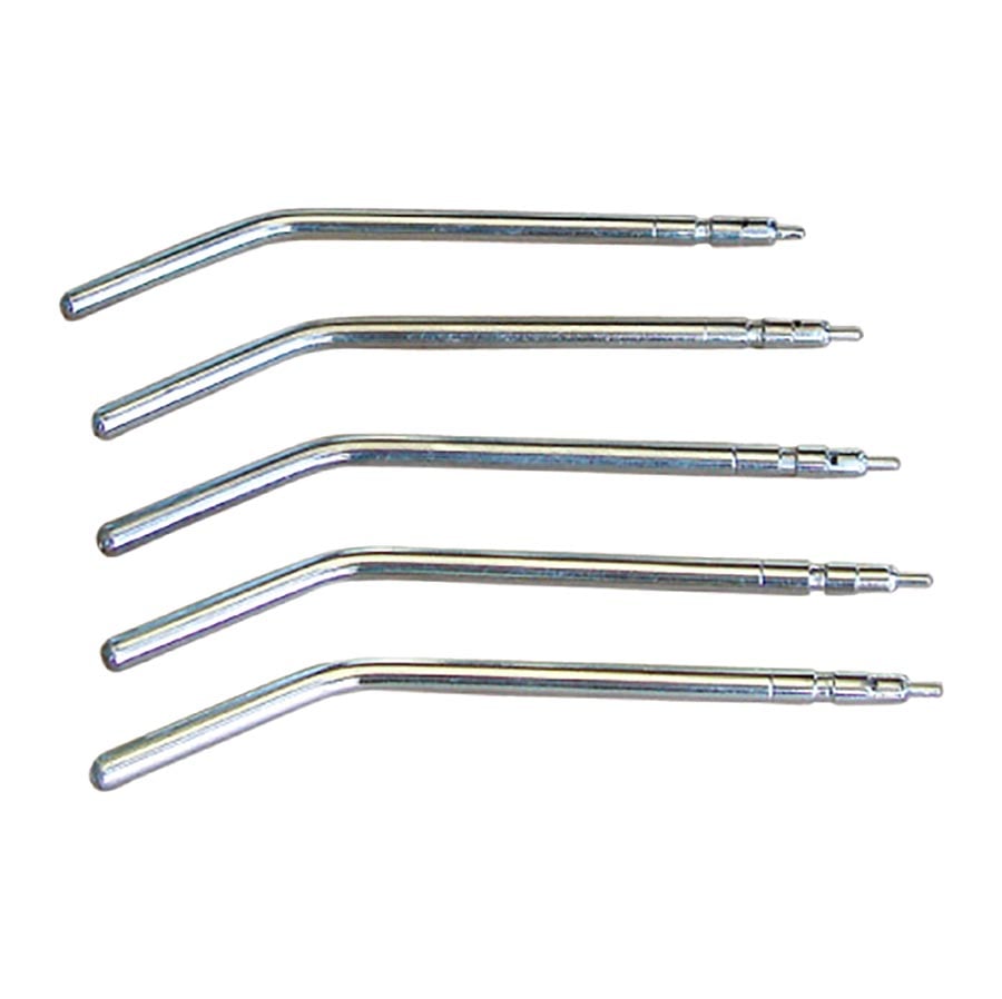 Plastcare USA Autoclavable 3-Way Metal Syringe Tips, 5/Pack