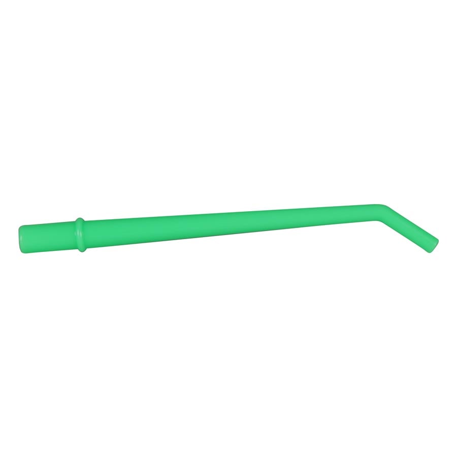 Dental City Disposable Surgical Aspirating Tips, Green Plastic, 1/4" Diameter, 25/Bag