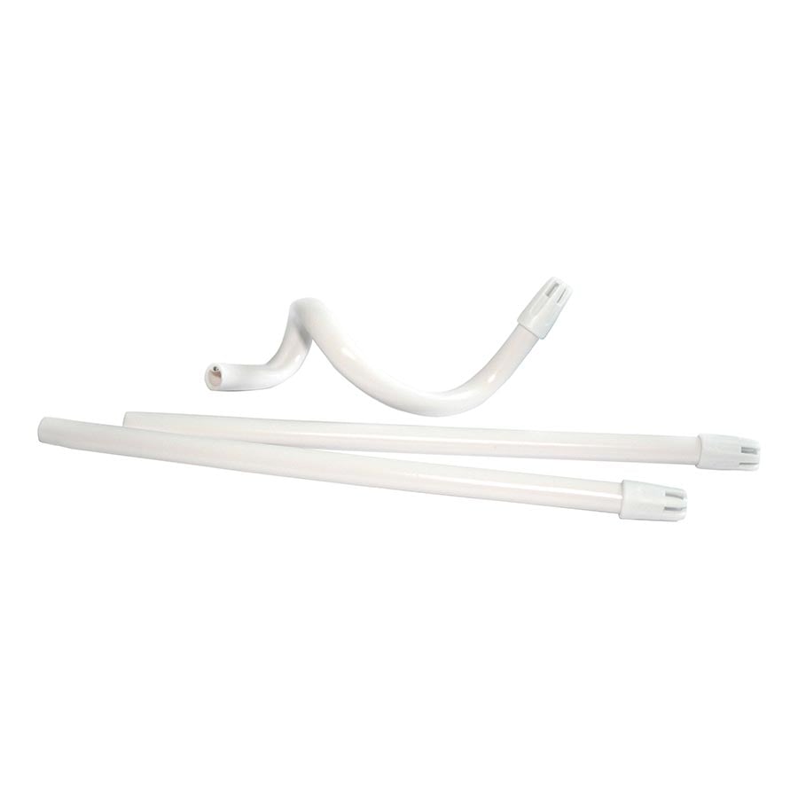 SafeBasics Saliva Ejectors, White with White Tip, 6", 100/Box, 703