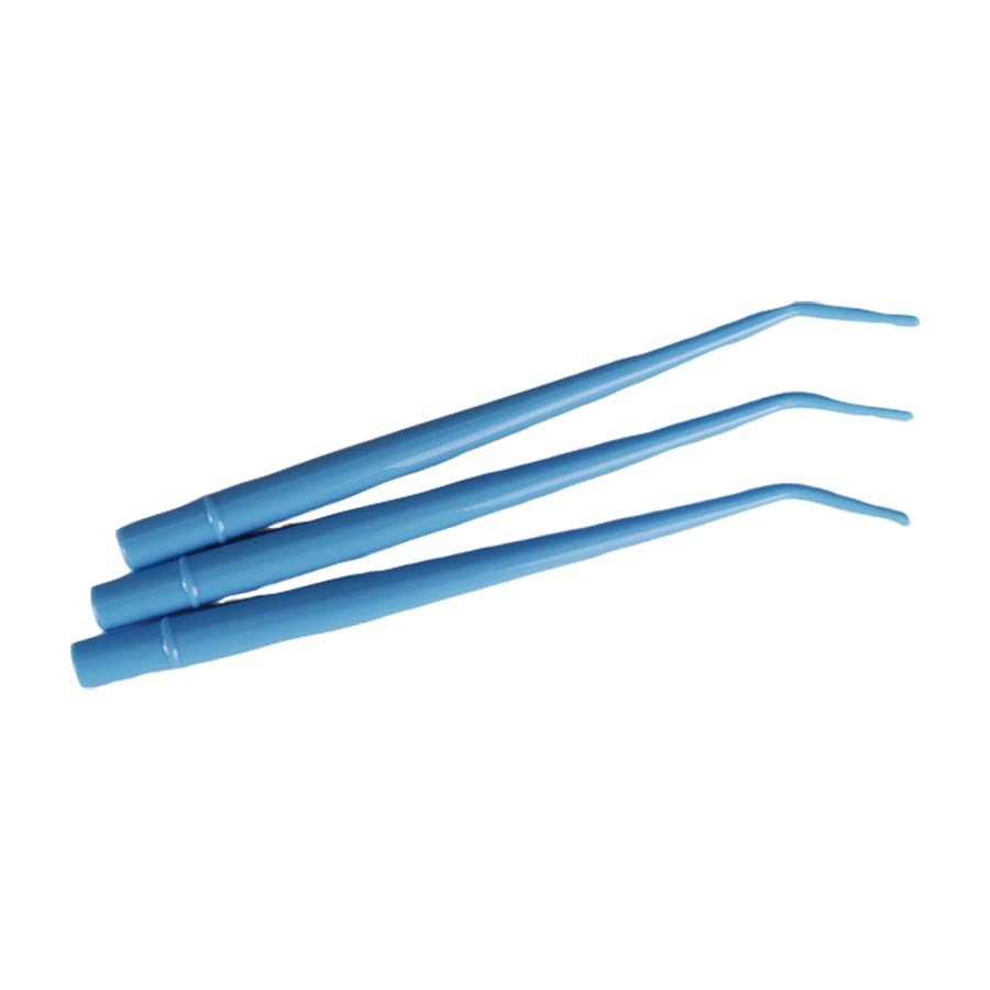 Dental City Disposable Surgical Aspirating Tips, Blue, 1/16" Diameter, 25/Bag
