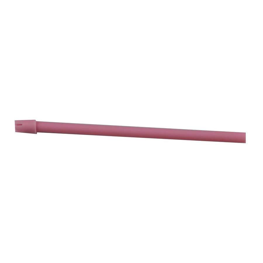 Saliva Ejector 6" Solid Pink with Pink Tip, Latex-Free, 100/Bag