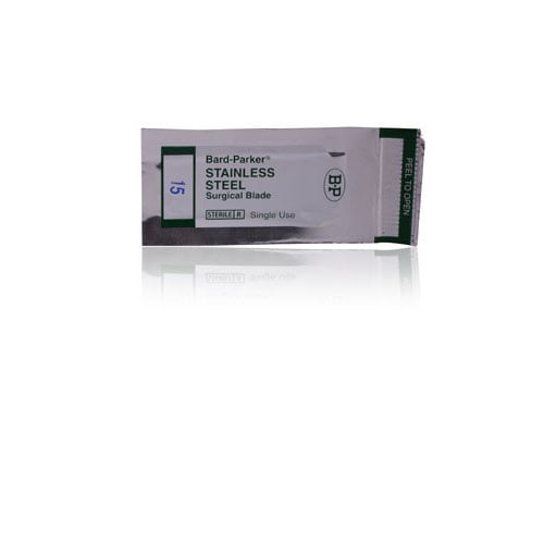 Bard-Parker Carbon Steel Surgical Blades, Size 11, Non-Sterile, 10/Pack, 371311