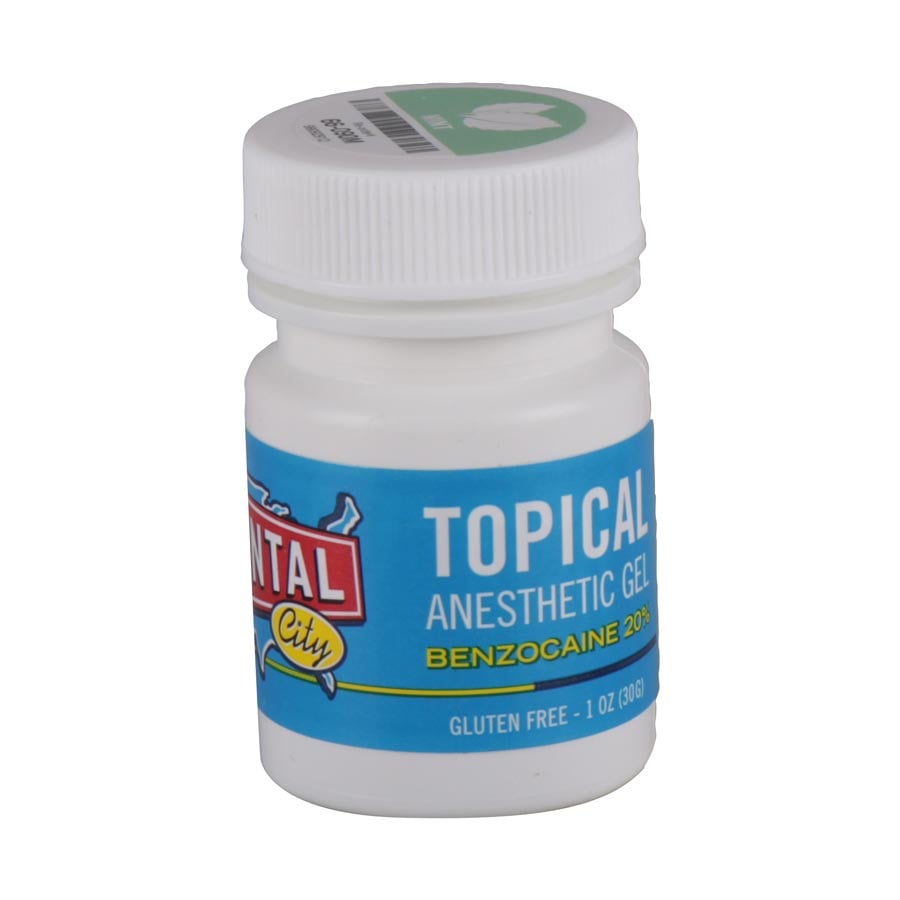Dental City 20% Benzocaine Topical Anesthetic Gel, Mint Flavor, 1 oz, 01KEZKNVAK4JK8ZWC9HHQ7QA7D