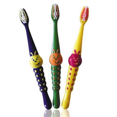 Oraline Caterpillar Child Toothbrush, Ages 3-5, 144/Pack