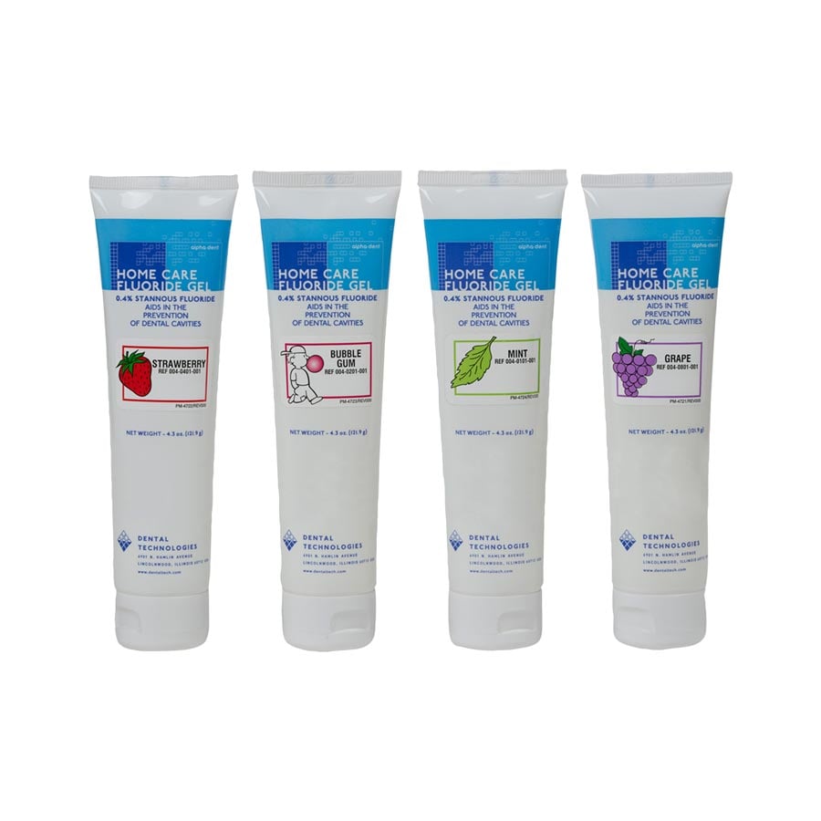 DTI Stannous Fluoride Gel, Grape, 4.3 oz Tube, Pack of 12, 004.0802.001