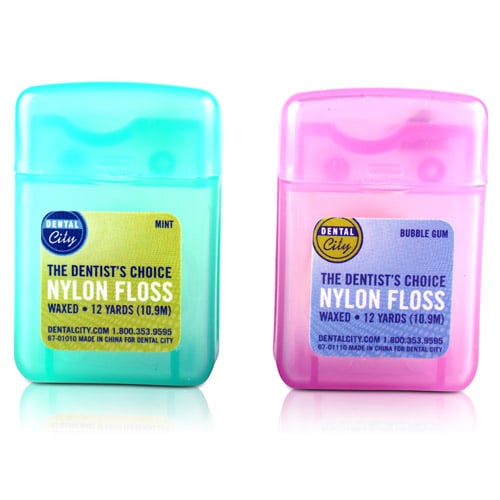 Oraline Waxed Dental Floss, Unflavored, 12 yd, 144/Box, 33810