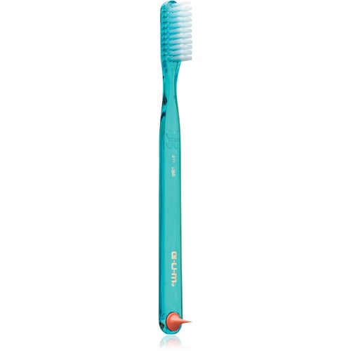 Sunstar GUM Toothbrush Soft Adult with Rubber Tip, 12/Pack, 411PC