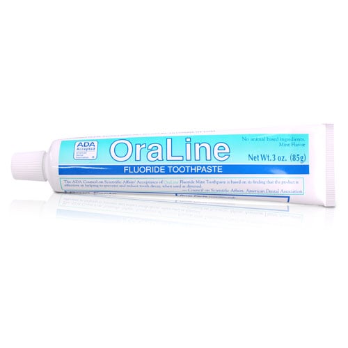 Oraline Toothpaste, Mint, 3 oz Tube, 72/Pack, Item 42100
