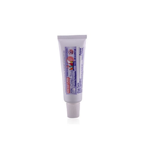 OraLine Kids Fluoride Toothpaste, Bubblegum Flavor, 0.85 oz Tube, 144/Pack