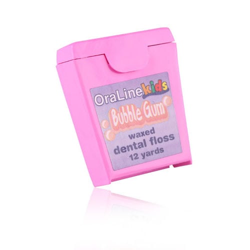 Oraline Bubblegum Dental Floss, 18 yd, 144/Box