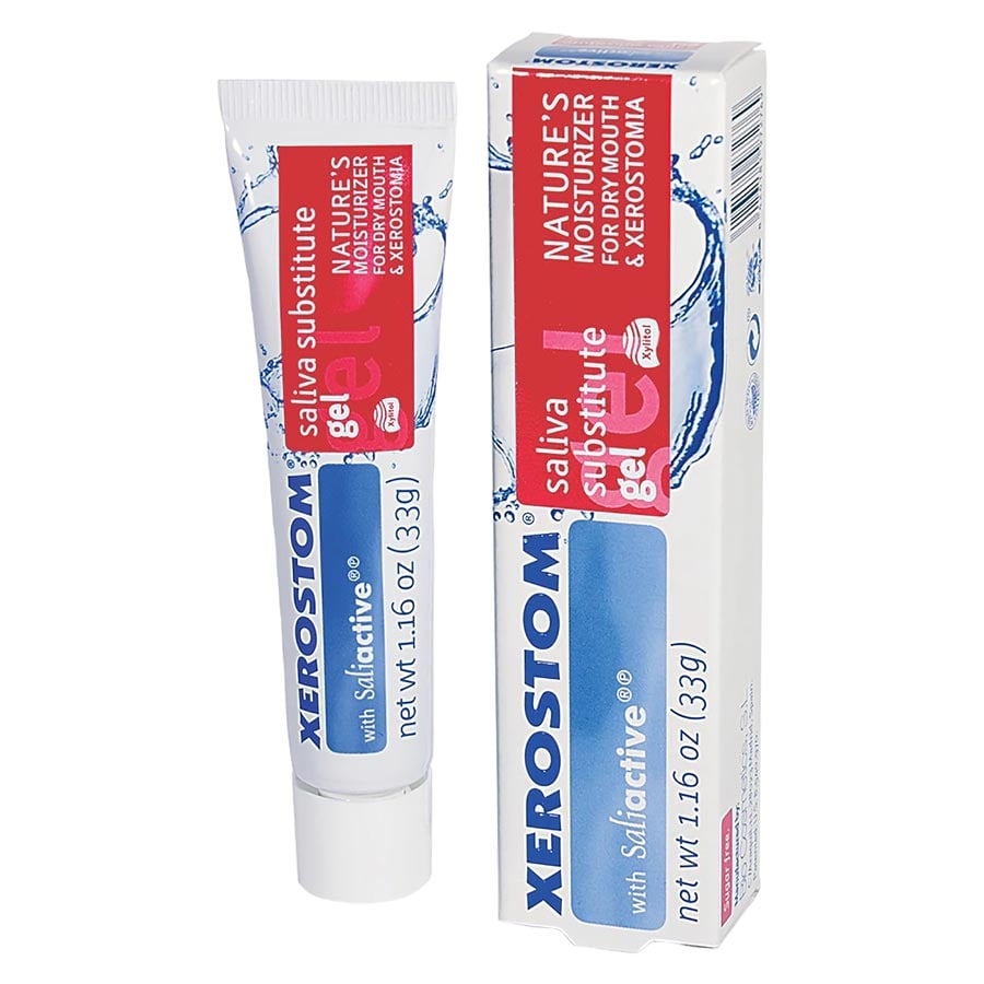 Xerostom Dry Mouth Saliva Substitute Gel, 1.16 oz Tube, 71-35114