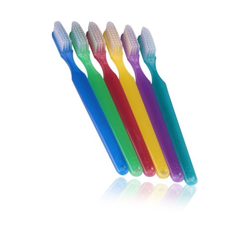 Oraline Rainbow Toothbrushes, Adult, 144/Case, 81000