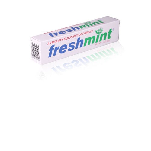 Freshmint Toothpaste, 1.5 oz, Fluoride, 24/Pack