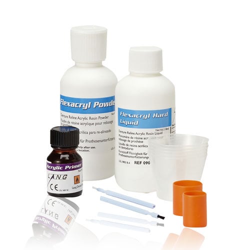Lang Dental Flexacryl Hard Professional Package, Pink, 0923