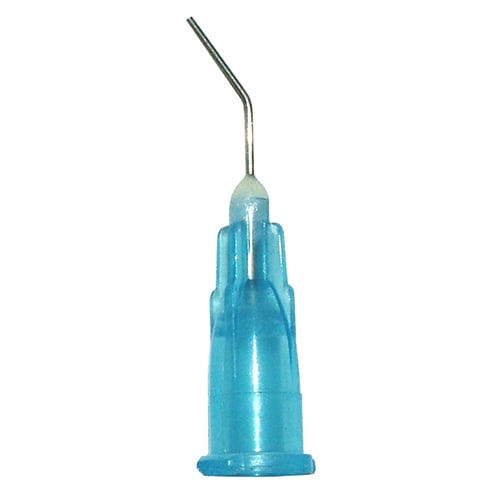 Plastcare USA Prebent 25ga Etch Applicator Tips, Blue, 100/Pack