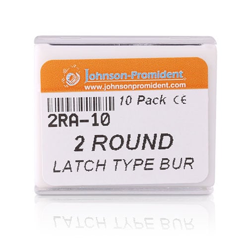 Dental City Right Angle Carbide Burs, Round Tip, RA2, 10/Pack