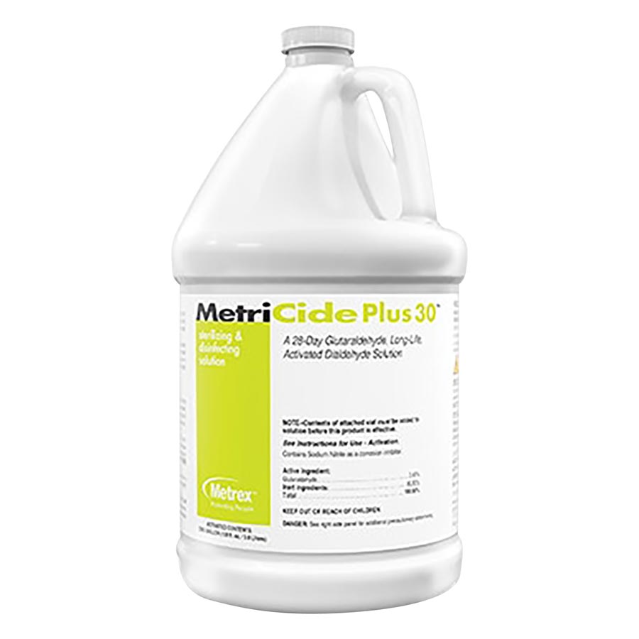 Metricide Plus 30-Day Cold Sterilizing Solution, 3.4% Glutaraldehyde, 1 Gallon, with Activator, #10-3200