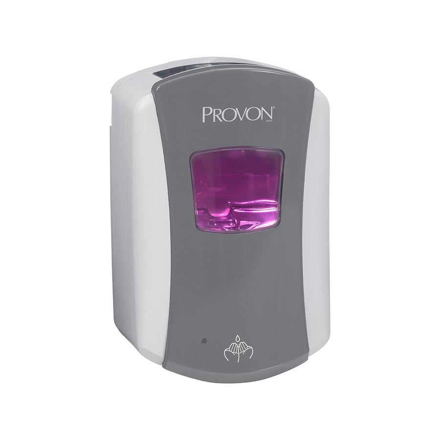 Gojo Provon LTX-7 Touch-Free Wall Mount Dispenser, Handwash, Gray/White, 1371-04