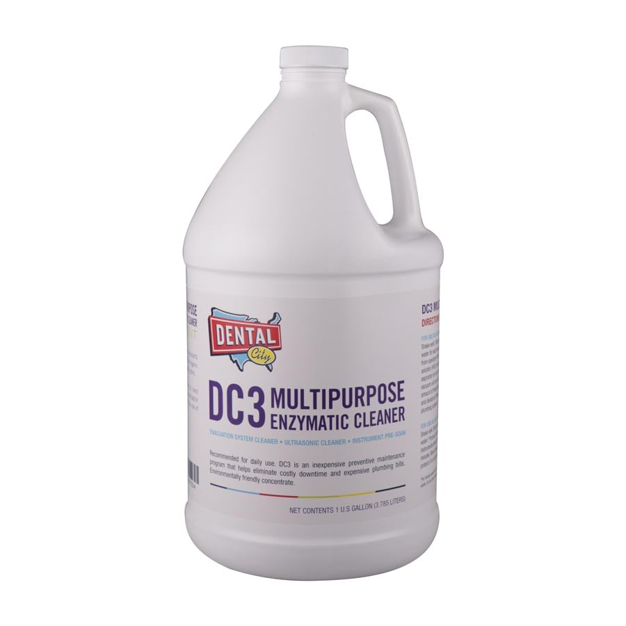 Dental City DC3 Multipurpose Enzymatic Cleaner, 1 Gallon