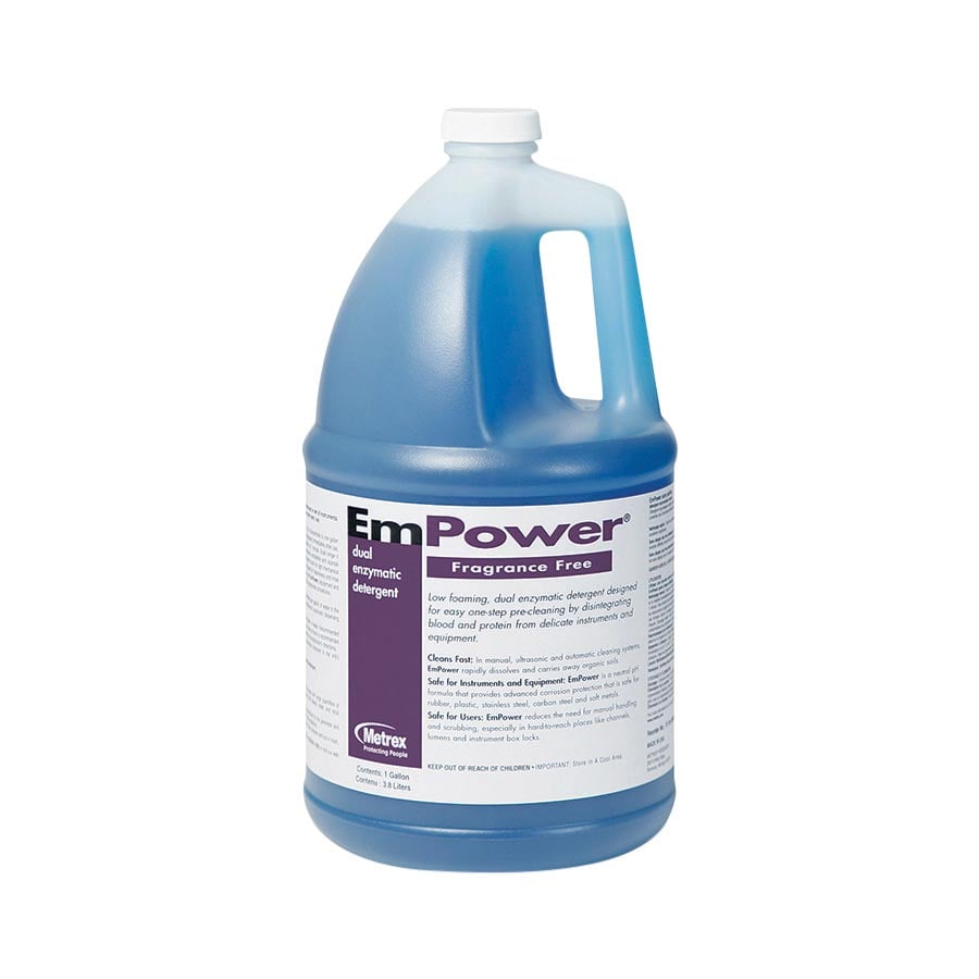 EmPower® Dual Enzymatic Detergent, Fragrance Free, 1 Gallon Bottle, 10-4400