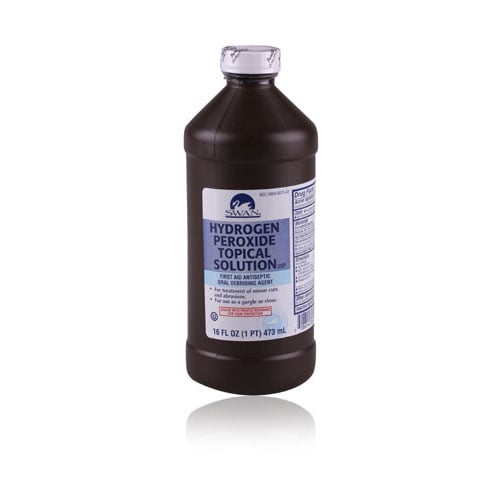 Hydrogen Peroxide 3% Cleanser, 16 oz Bottle, 12/Case