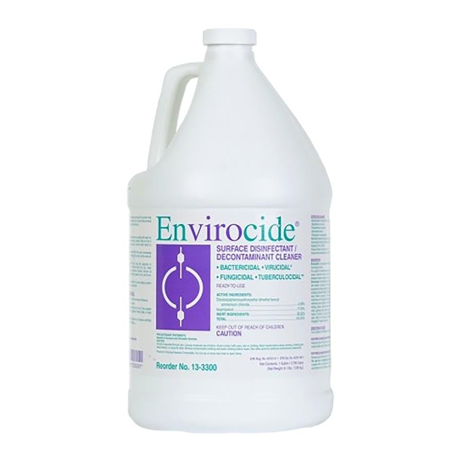 Envirocide® Hospital Surface Disinfectant, Ready-to-Use, 1 Gallon Bottle, 13-3300