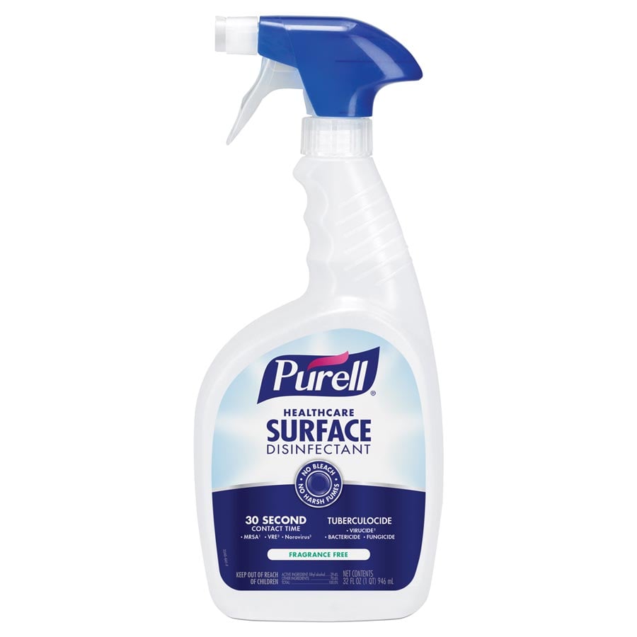 PURELL® Healthcare Surface Disinfectant Spray, 32 fl oz Bottle with Trigger, Ready-to-Use, 1/Bottle, Item 3340
