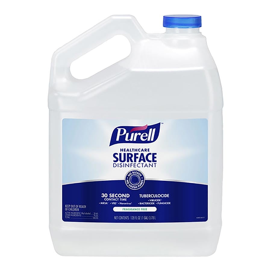 Purell Healthcare Surface Disinfectant, 1 Gallon Pour Bottle, 128 fl oz, 1/Bottle, 4340-04