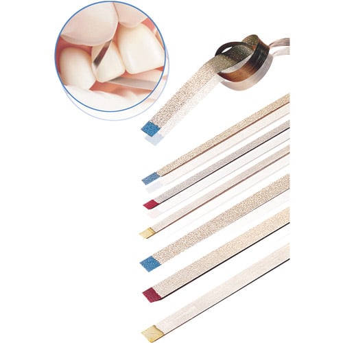 Premier TwoStriper Diamond Finishing Strips, 200T2 (Ortho), Coarse Grit (60 Microns), 6/Pack, 201380