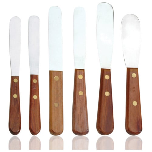 Vista Apex Wood Handled Spatula #8R, Stainless Steel Blade, 105080