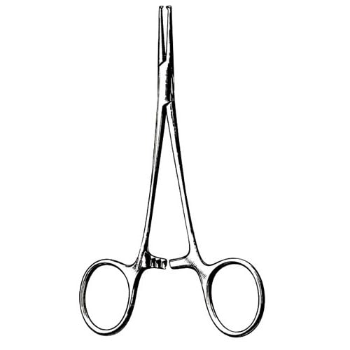 US Elite Hemostatic Forceps Mosquito, 5" Curved, 1x2 Teeth, 32652