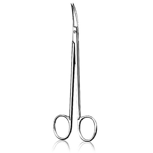 US Elite Kelly Curved Gum & Surgical Scissors, 6 1/4"